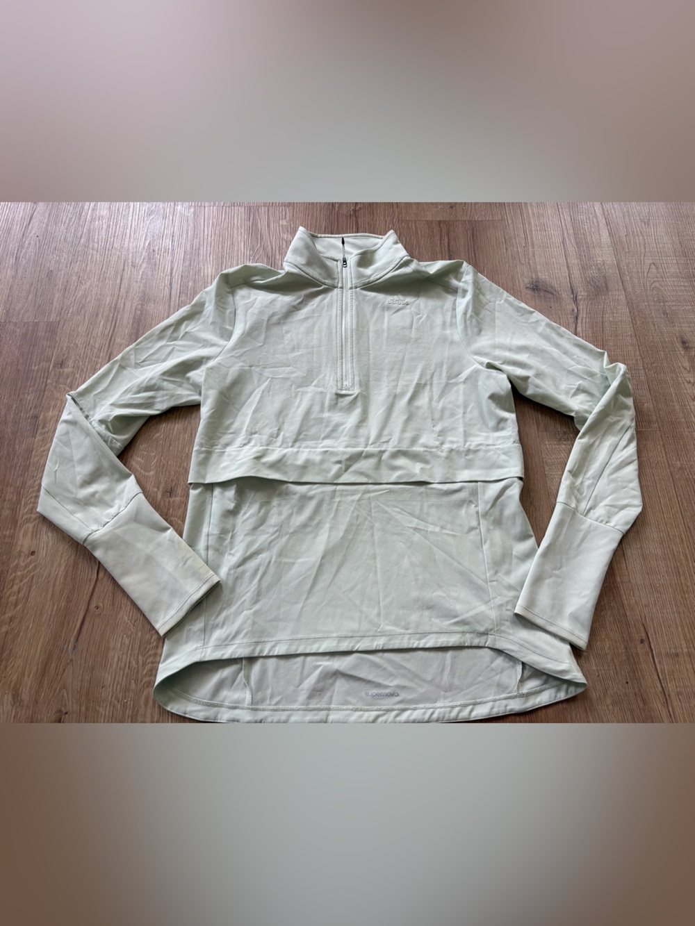 Adidas Super Nova Half-Zip Lightweight Running Jacket Sz Medium